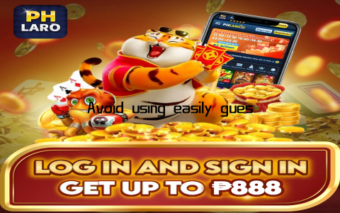 Avoid using easily guessable information, such as your name or birthdate